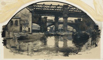 The Old Bridgewater Canal Terminus, Castlefield by Henry Edward Tidmarsh