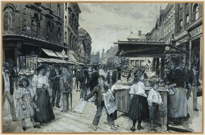 The Old Market Place by Henry Edward Tidmarsh
