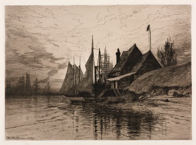 Evening, New York Harbor by Henry Farrer