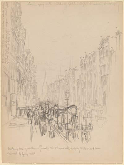 Fifth Avenue Building from Grace Church by Henry Farrer