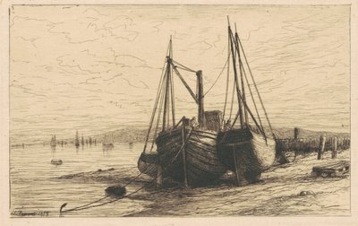 On New York Bay by Henry Farrer