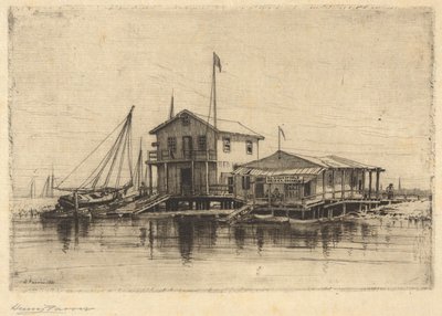 On the Creek, Long Island by Henry Farrer