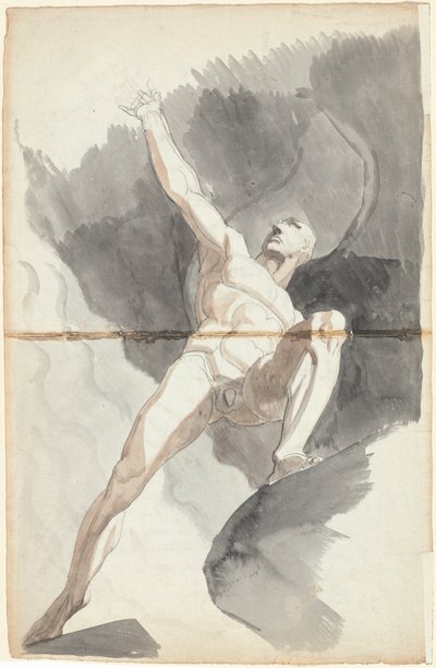 Satan Defying the Powers of Heaven by Johann Heinrich Füssli