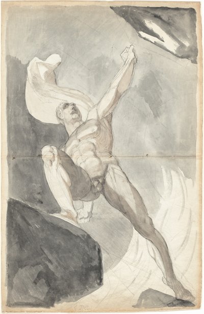 Satan Defying the Powers of Heaven by Johann Heinrich Füssli