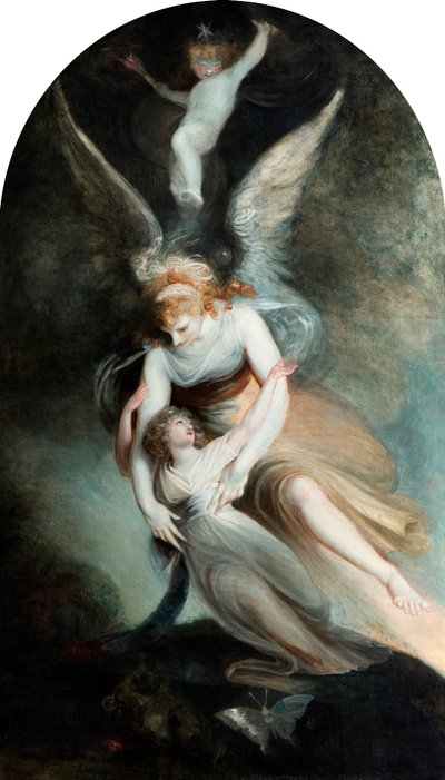 The Apotheosis of Penelope Boothby, 1792 by Johann Heinrich Füssli