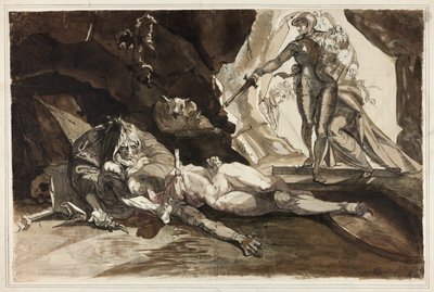 The Cave of Despair by Johann Heinrich Füssli