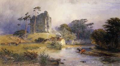 Thirlwall Castle, Northumberland by Henry George Hine