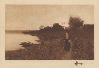 Untitled (Moonlight Stroll) by Henry Golden Dearth
