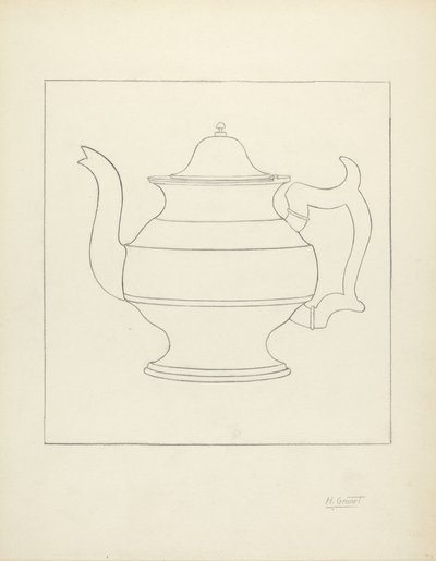 Pewter Pitcher by Henry Granet