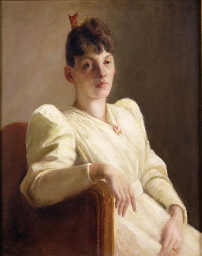 Portrait of a Young Lady by Henry Hammond Ahl