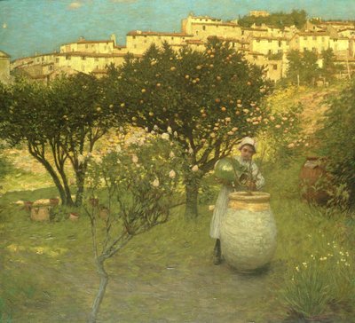 December in Provence by Henry Herbert La Thangue
