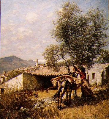 The Donkey by Henry Herbert La Thangue