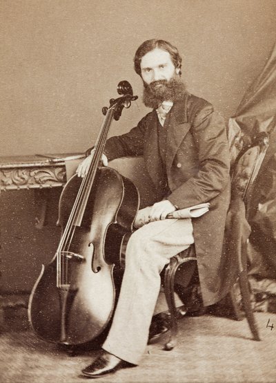 Portrait of Alfredo Piatti by Henry Hering