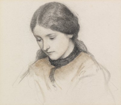 Head of a Girl by Henry Holiday