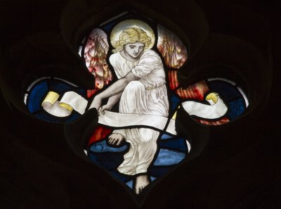 Quatrefoil Tracery, Angel by Henry Holiday