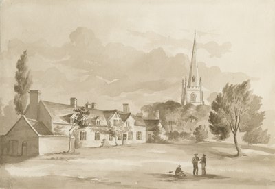 Brewood Church by Henry James Noyes
