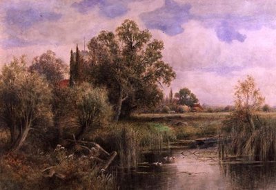 The Backwater, Wargrave-on-Thames by Henry John Kinnaird