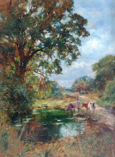 The Drinking Pool by Henry John Yeend King