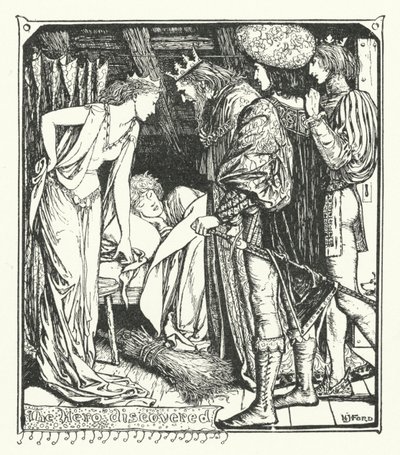 The Hero Discovered (engraving) by Henry Justice Ford