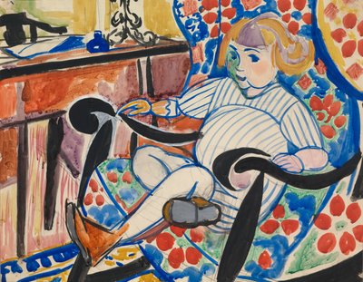 Gouache, ca. 1916 by Henry Lyman Saÿen