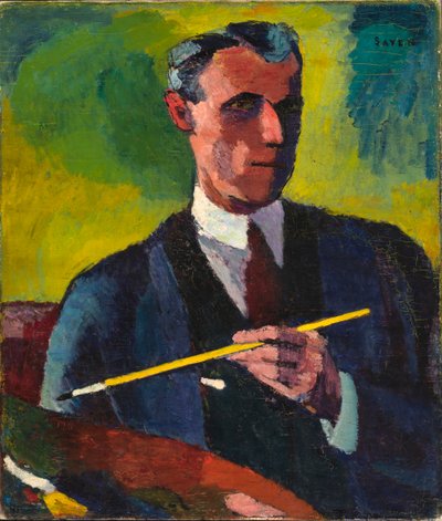 Self-Portrait by Henry Lyman Saÿen
