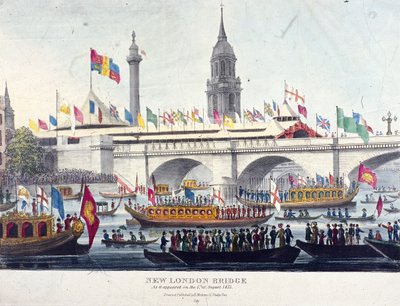 London Bridge, 1831 by Henry Matthews