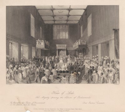 Her Majesty Opening the Session of Parliament by Henry Melville