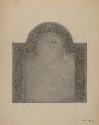 Iron Fireback by Henry Meyers