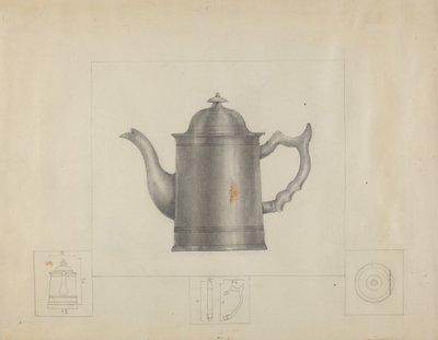 Pewter Coffee Pot by Henry Meyers