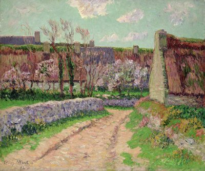 Village in Clohars by Henry Moret