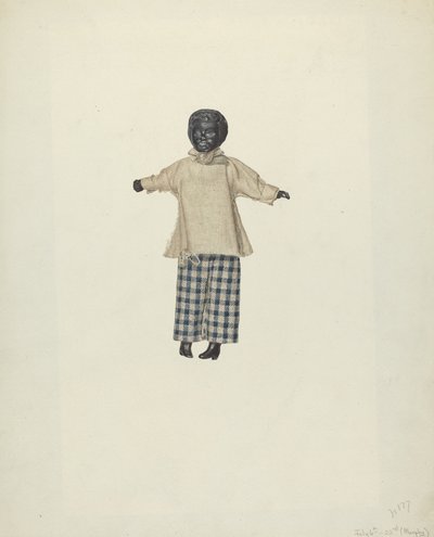 China Headed Black Doll by Henry Murphy