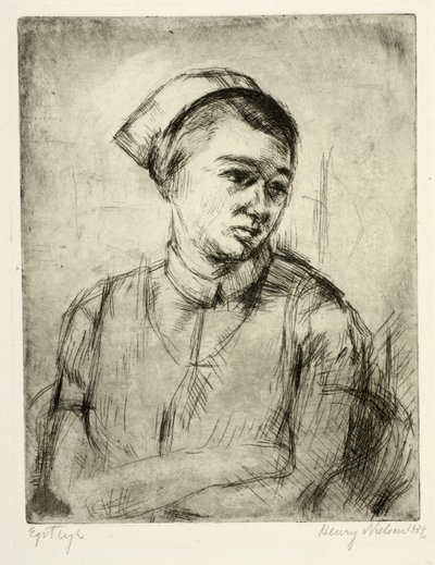 Portrait of a Nurse by Henry Nielsen