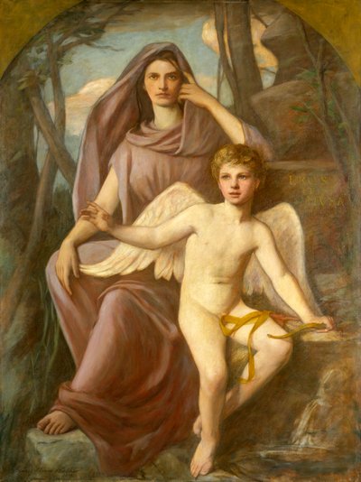 Eros and Muse, 1903 by Henry Oliver Walker