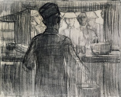 A.R.C. Canteen, World War I by Henry Ossawa Tanner