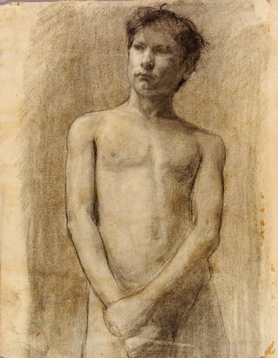 Study of a Young Man by Henry Ossawa Tanner