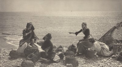 Gossip on the Beach by Henry Peach Robinson