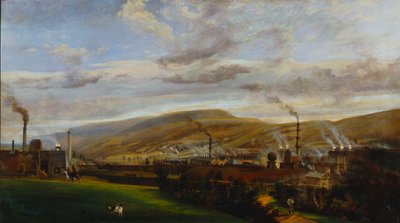 South Wales Industrial Landscape by Henry Penry Williams