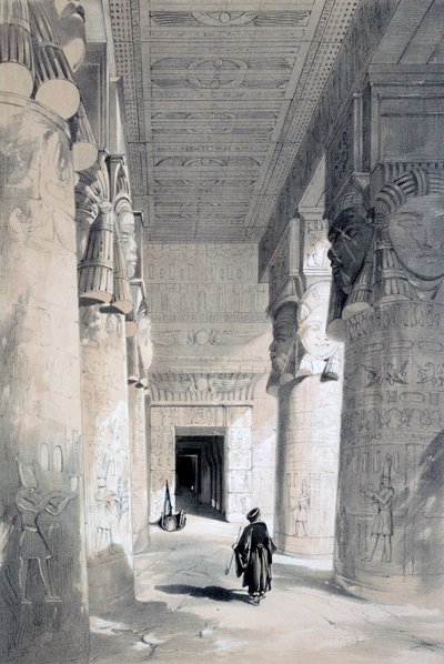 Temple of Denderah, Egypt by Henry Pilleau