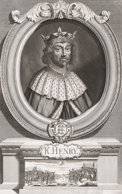 Henry III, King of England. Portrait by Henry Roberts
