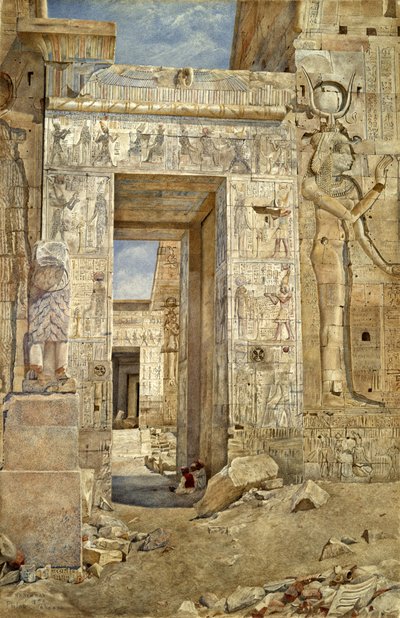 Ruins at Philae by Henry Roderick Newman