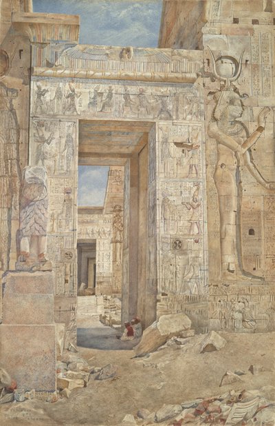 Temple on the Island of Philae by Henry Roderick Newman