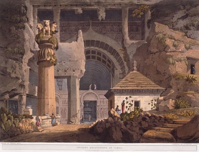 Ancient Excavations at Carli, 1824 by Henry Salt