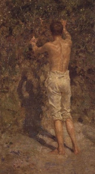 The Back of Charlie, 1913 by Henry Scott Tuke