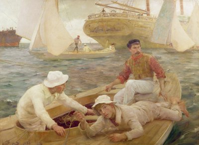 The Run Home by Henry Scott Tuke
