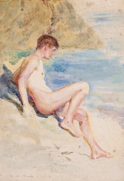 The Bather by Henry Scott Tuke