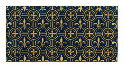 Diaper Ornament, 14th Century, 1843 by Henry Shaw