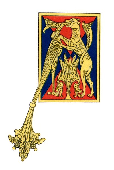 Initial letter A by Henry Shaw