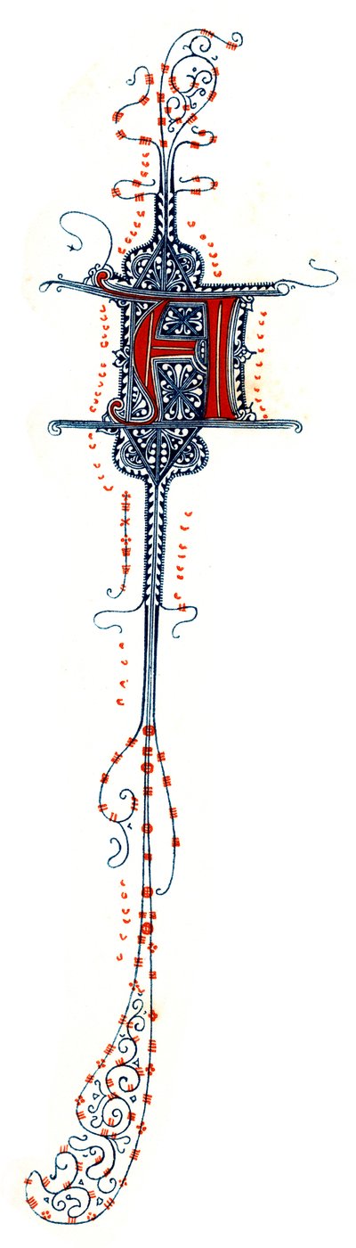 Initial letter A by Henry Shaw
