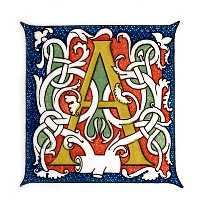 Initial Letter A by Henry Shaw
