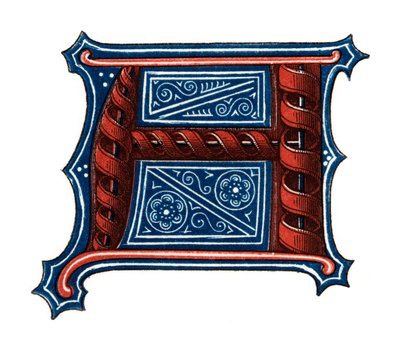 Initial Letter A by Henry Shaw